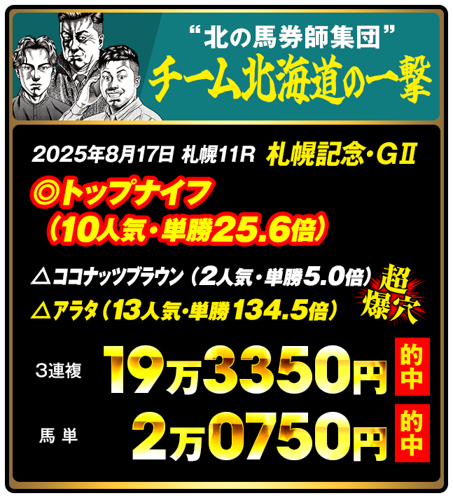 しあわせ万馬券・夢馬券・元祖万馬券サイト【暴露王】
